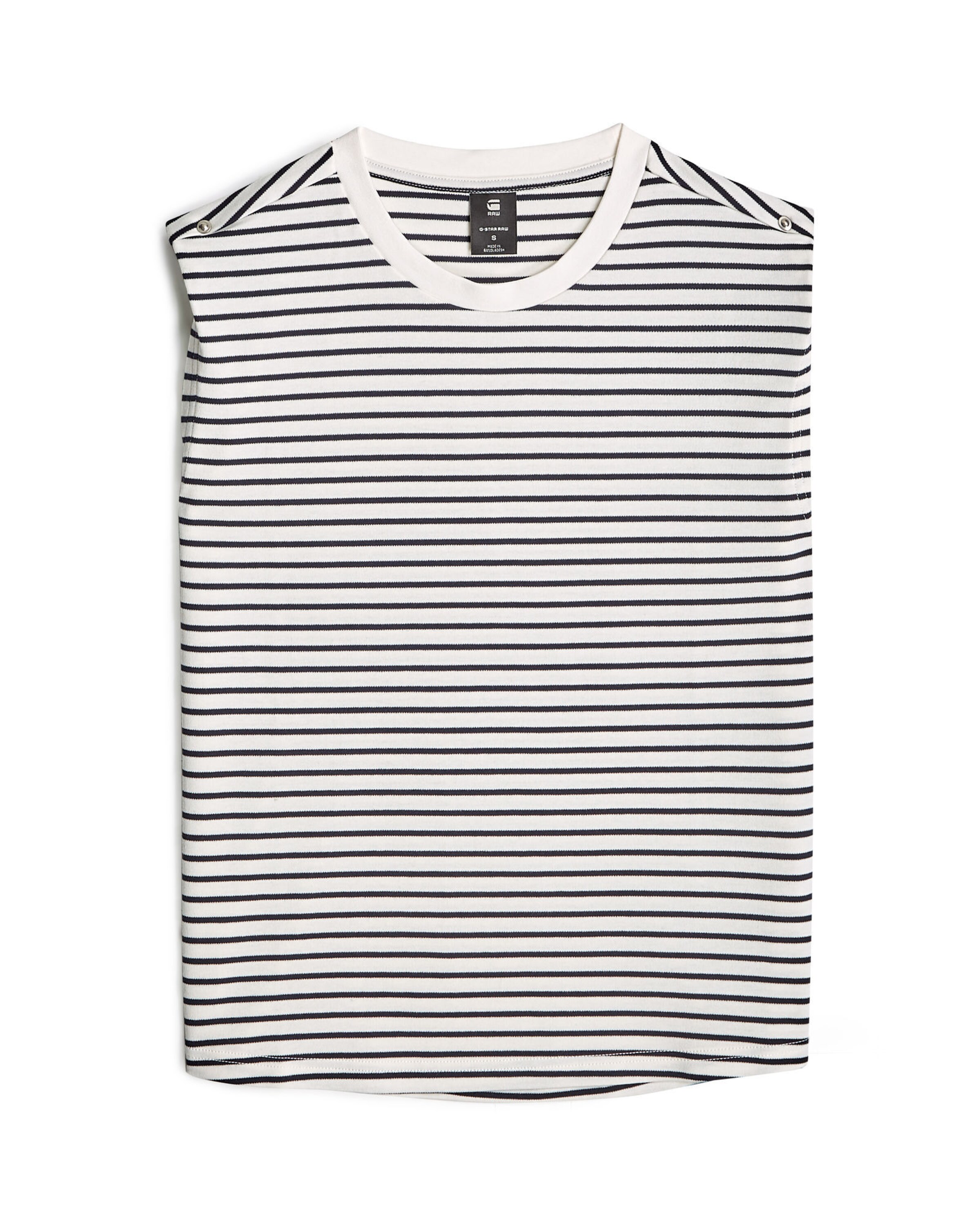 G-STAR Top 'Boxy' in White: front