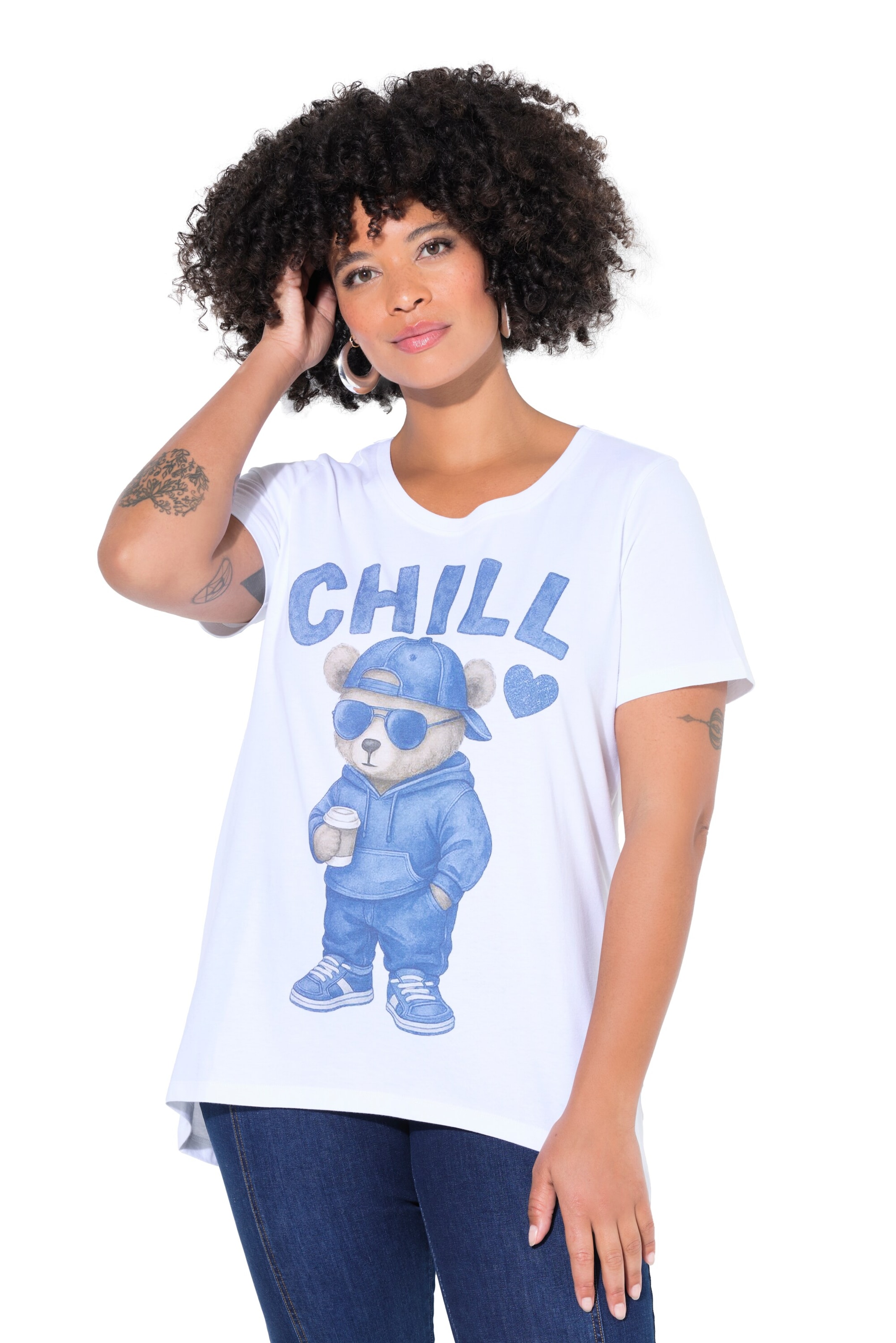 T-shirt Angel of Style en blanc : devant