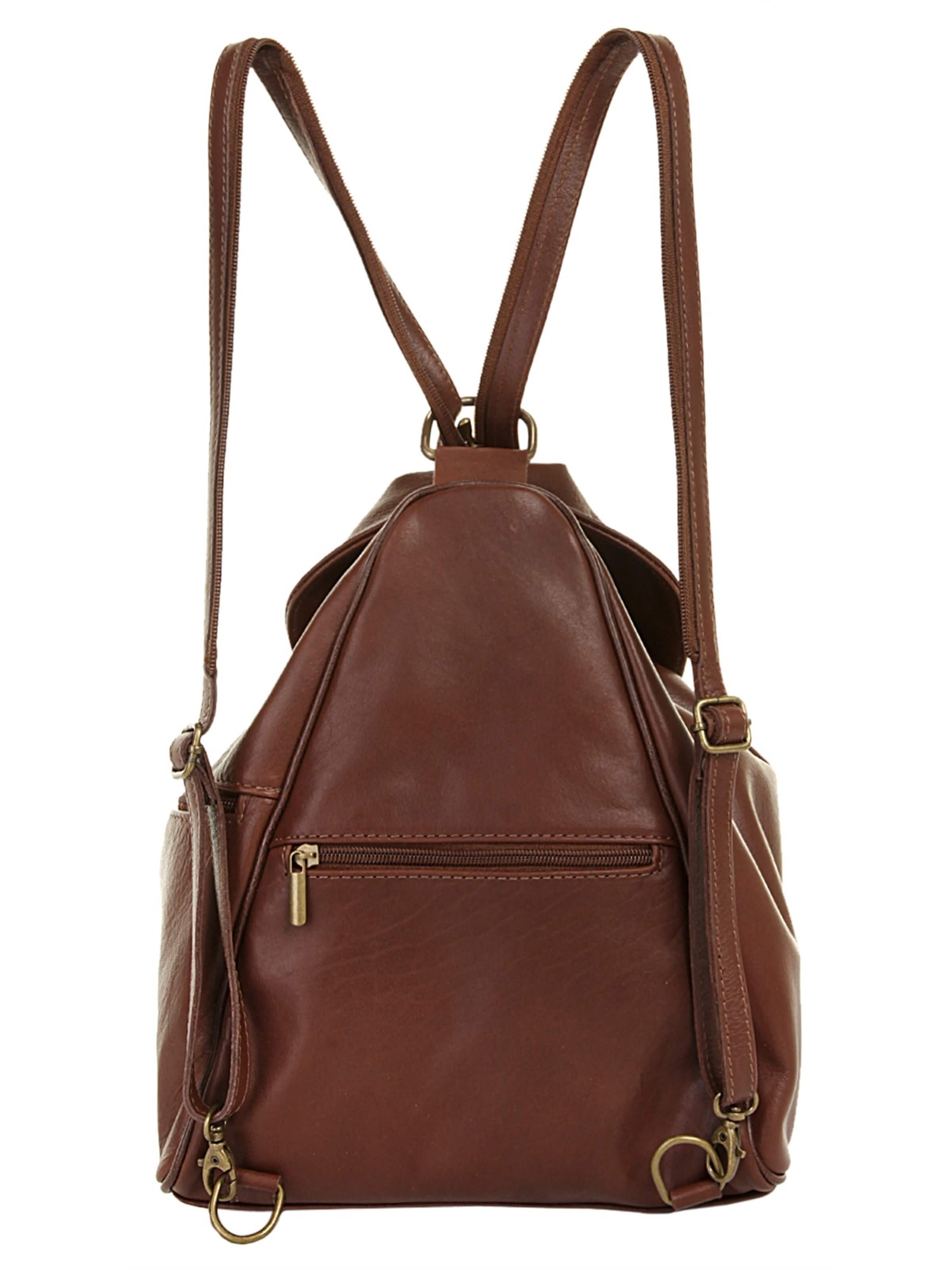Sac à dos 'ANNA MARIA' piké en marron