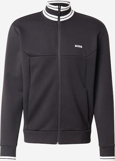 BOSS Collegetakki 'Zone' värissä musta / valkoinen, Tuotenäkymä