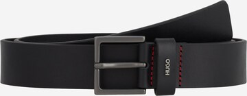 HUGO Belt 'Giove' in Black: front