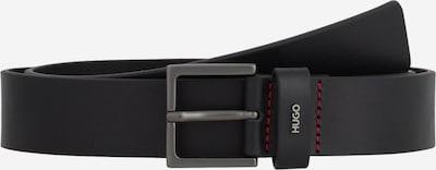 HUGO Red Ceinture 'Giove' en noir / argent, Vue avec produit