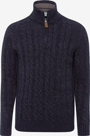 Tom Tailor Polo Team Pullover in Blau: front