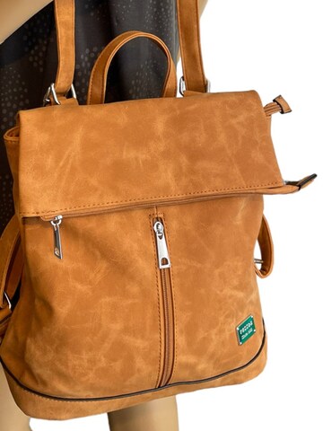Kumixi Rugzak '2in1 Rucksacktasche' in Bruin