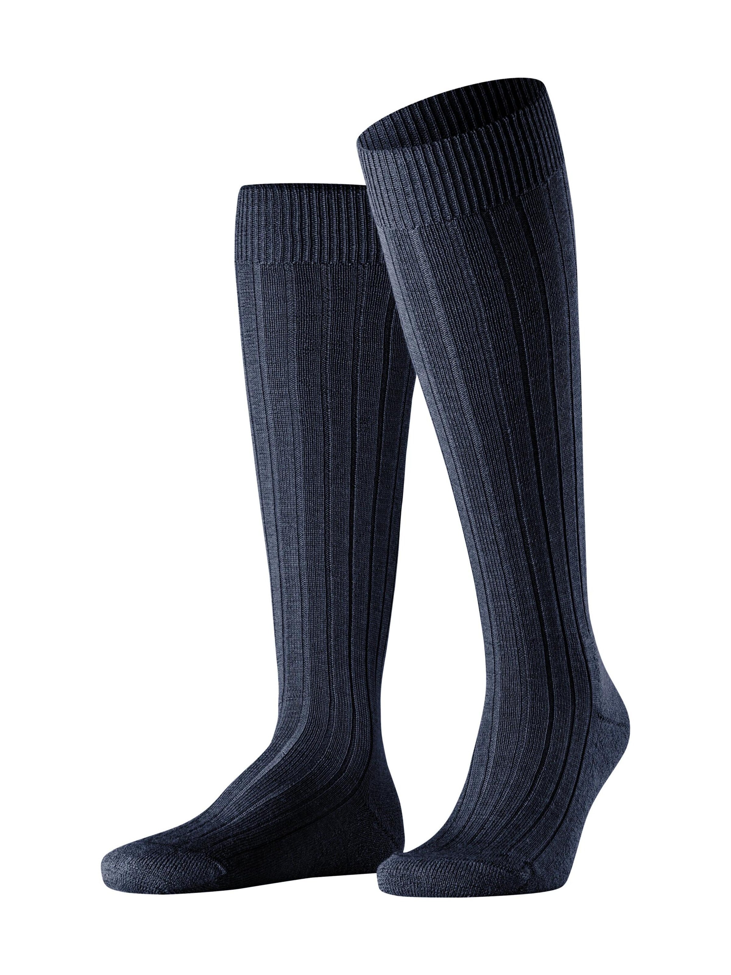 FALKE Kniestrümpfe 'Teppich im Schuh'‌‌‌‌‌‌‌‌ in Blau: Vorderseite