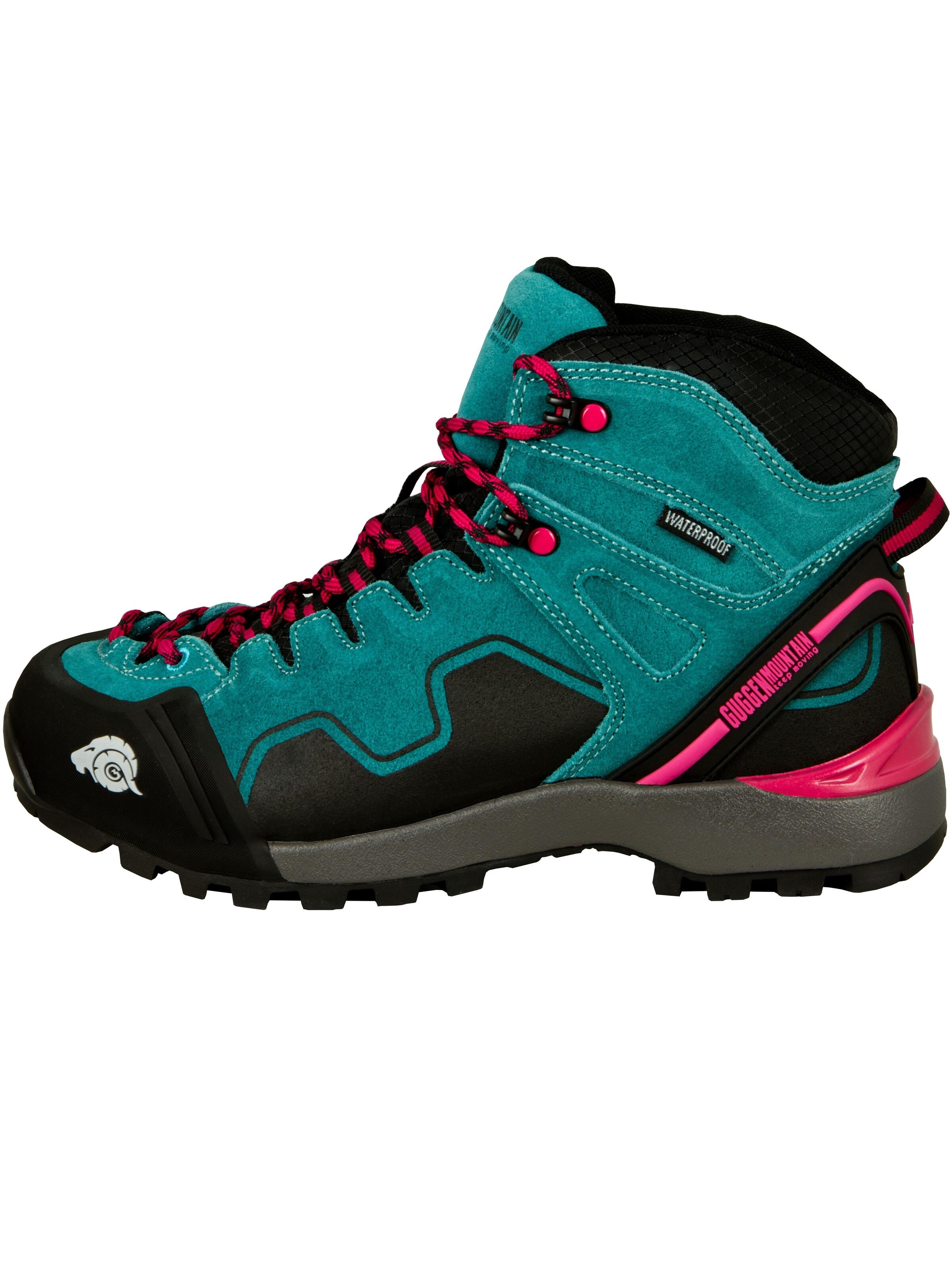 Bottes à lacets 'PM021' Guggen Mountain en bleu : devant