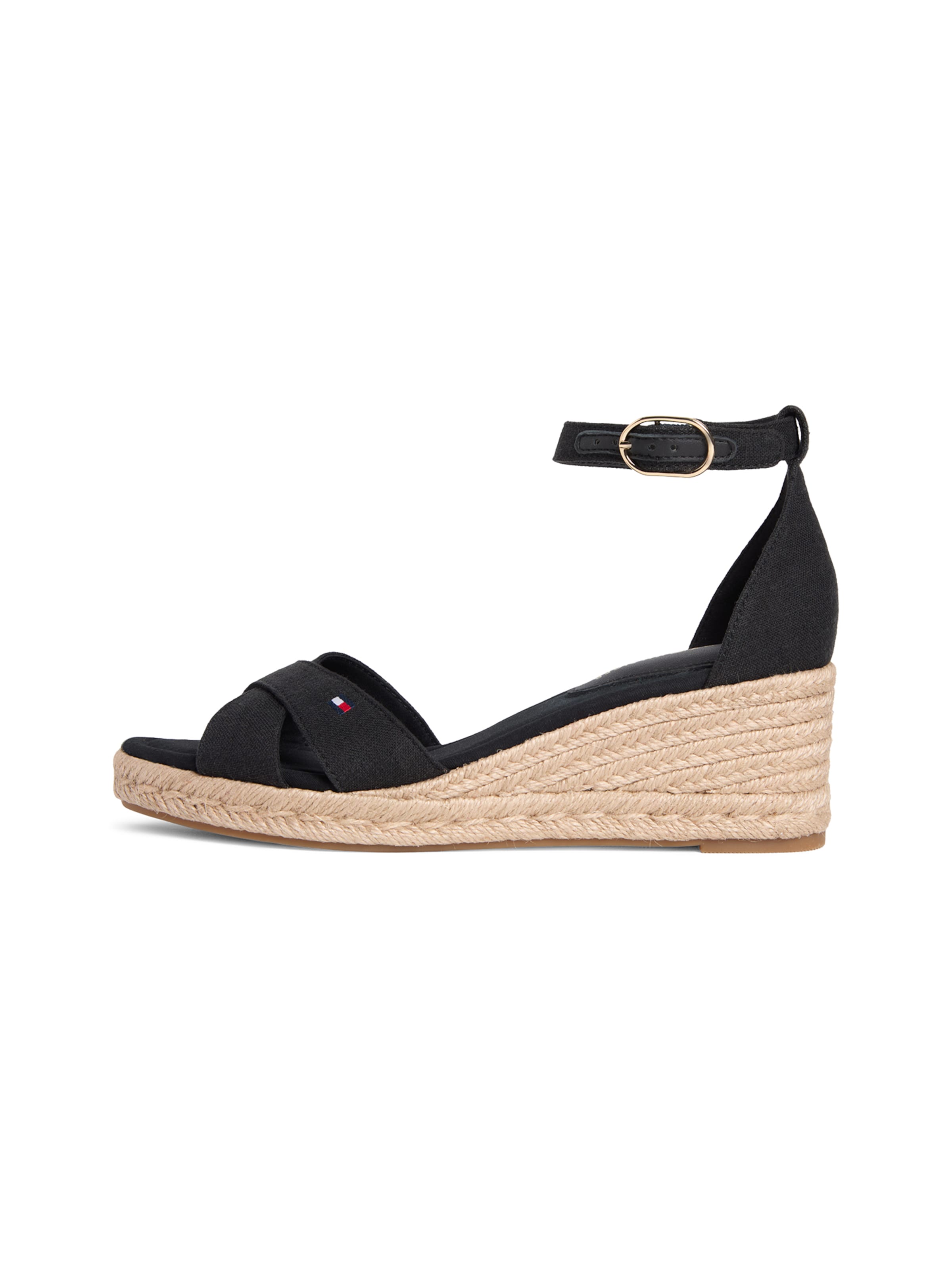 TOMMY HILFIGER Sandale in Schwarz: Vorderseite