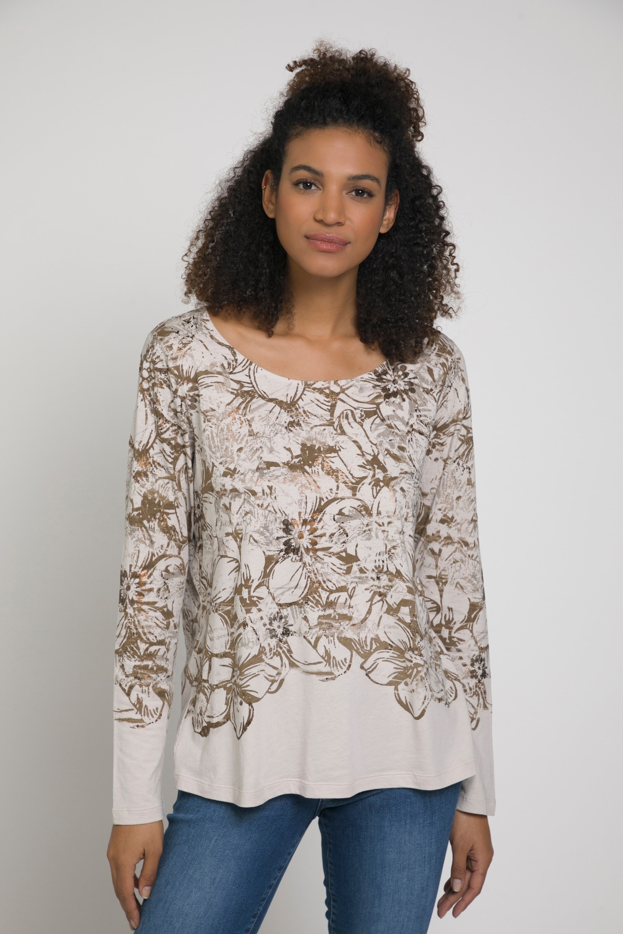Frauen Shirts & Tops Gina Laura Shirt in Camel - YC93221