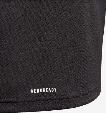 ADIDAS SPORTSWEARTehnička sportska majica 'Aeroready Designed To Move Big Logo' - crna boja