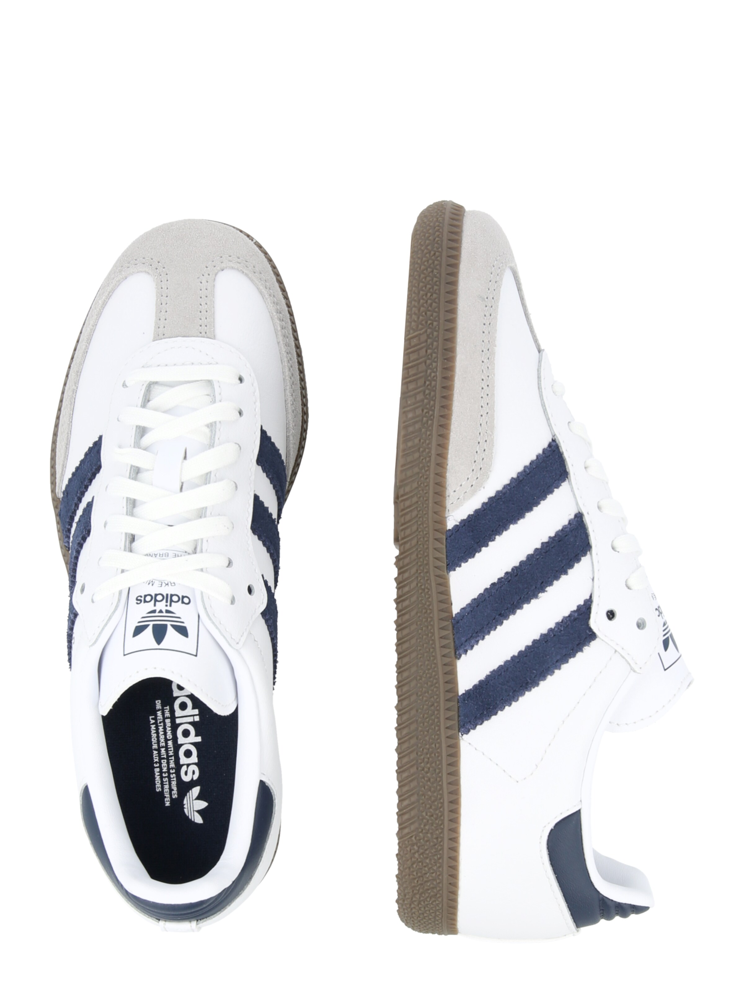 ADIDAS ORIGINALS Сникърси 'SAMBA' в бяло