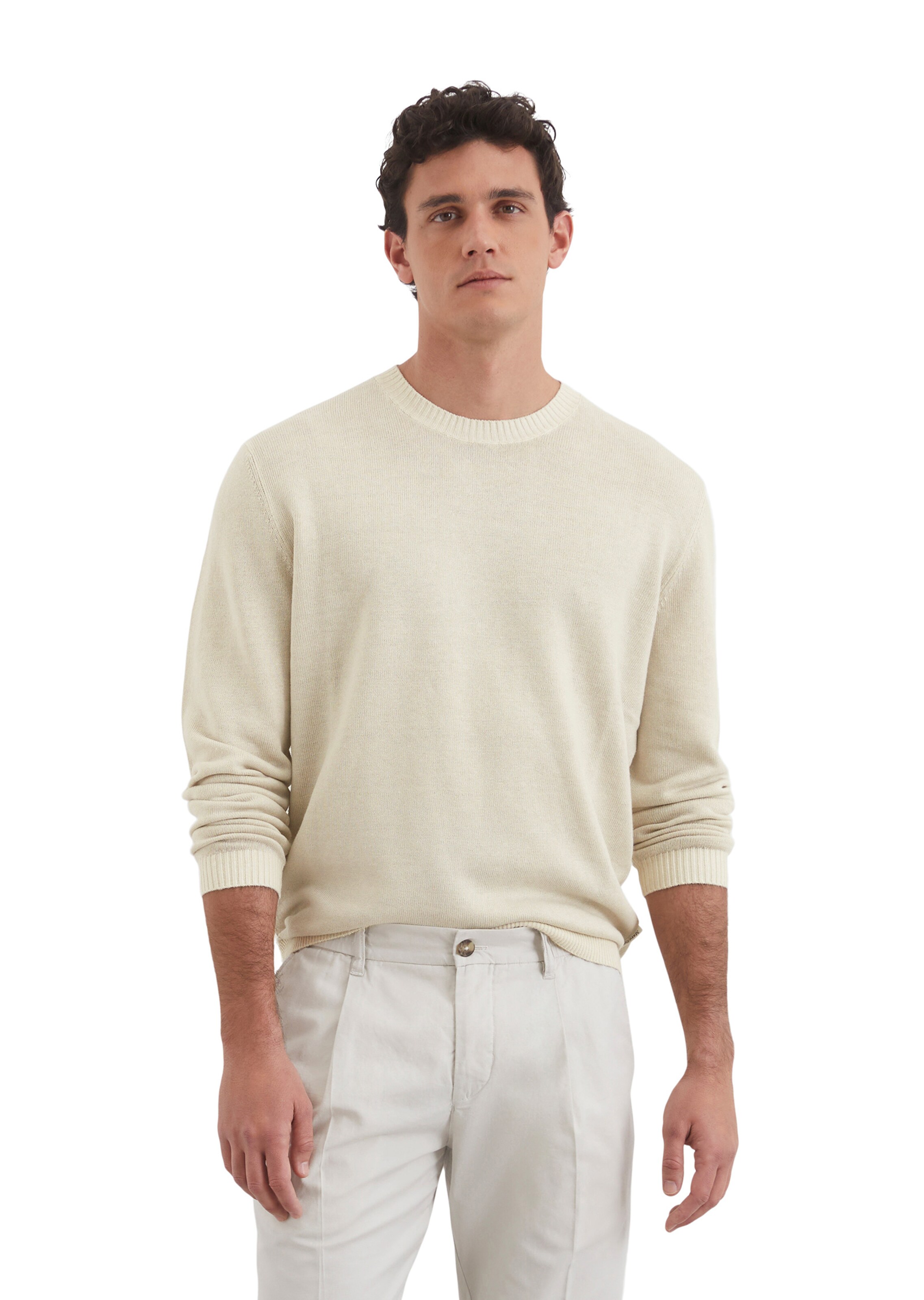 Pull-over Marc O'Polo en marron : devant