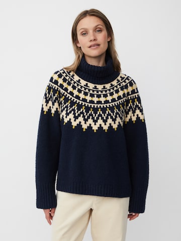 Pull-over 'Fatima' Masai en bleu : devant