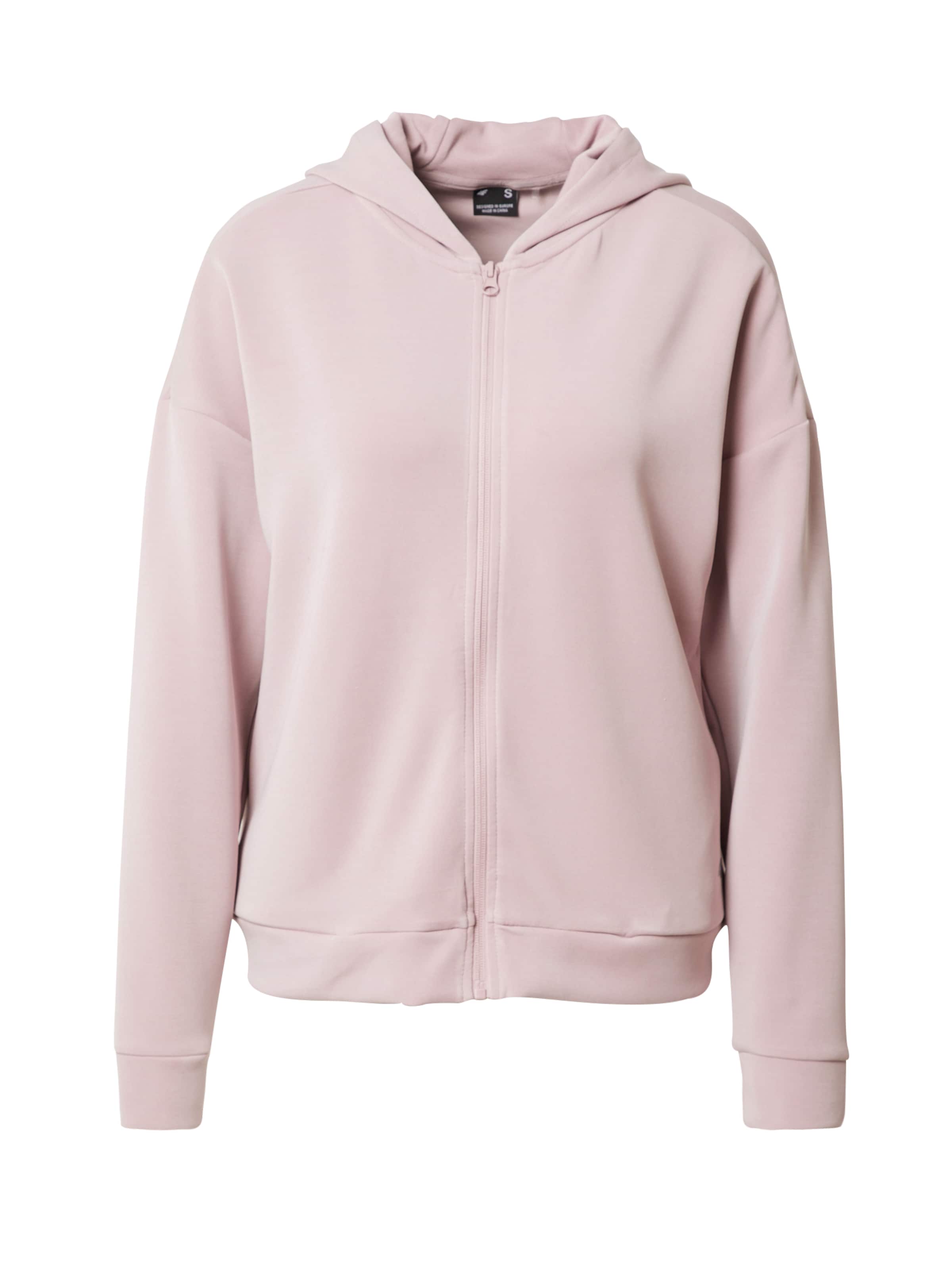 4F Sportovní mikina – pink: přední strana