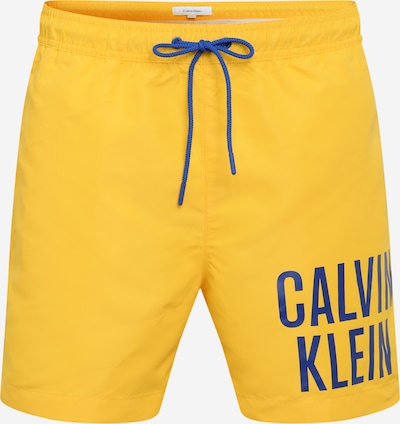 Șorturi de baie Calvin Klein Swimwear pe albastru marin / galben auriu, Vizualizare produs