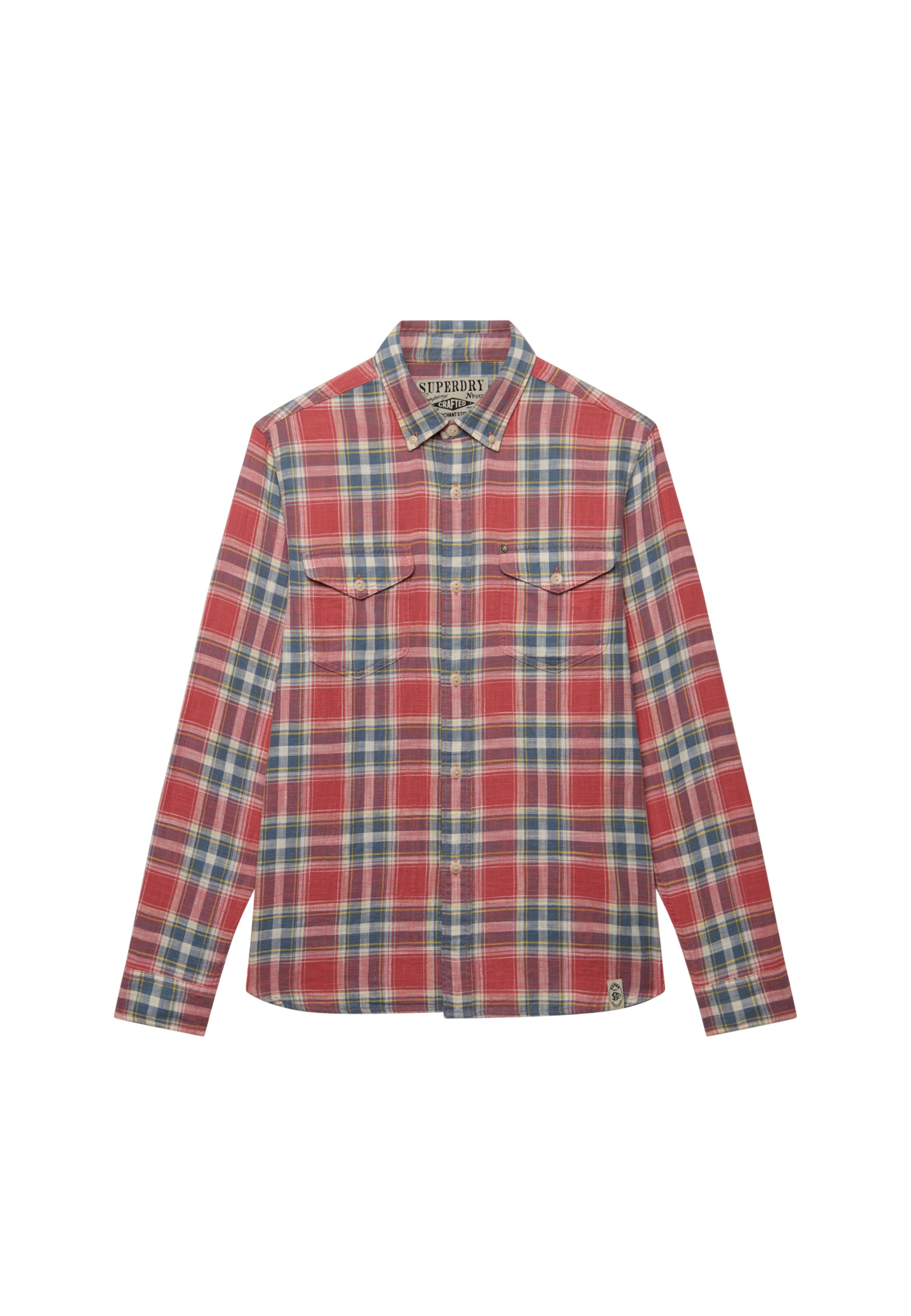 Coupe regular Chemise Superdry & Co en rouge