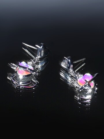 Nightini Earrings 'TROPFENHERZ' in Silver