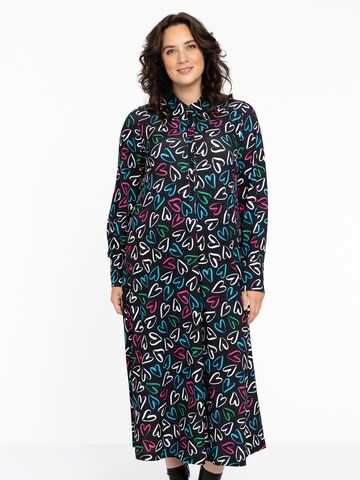 Robe-chemise 'Loretta's Favorites' Yoek en noir : devant