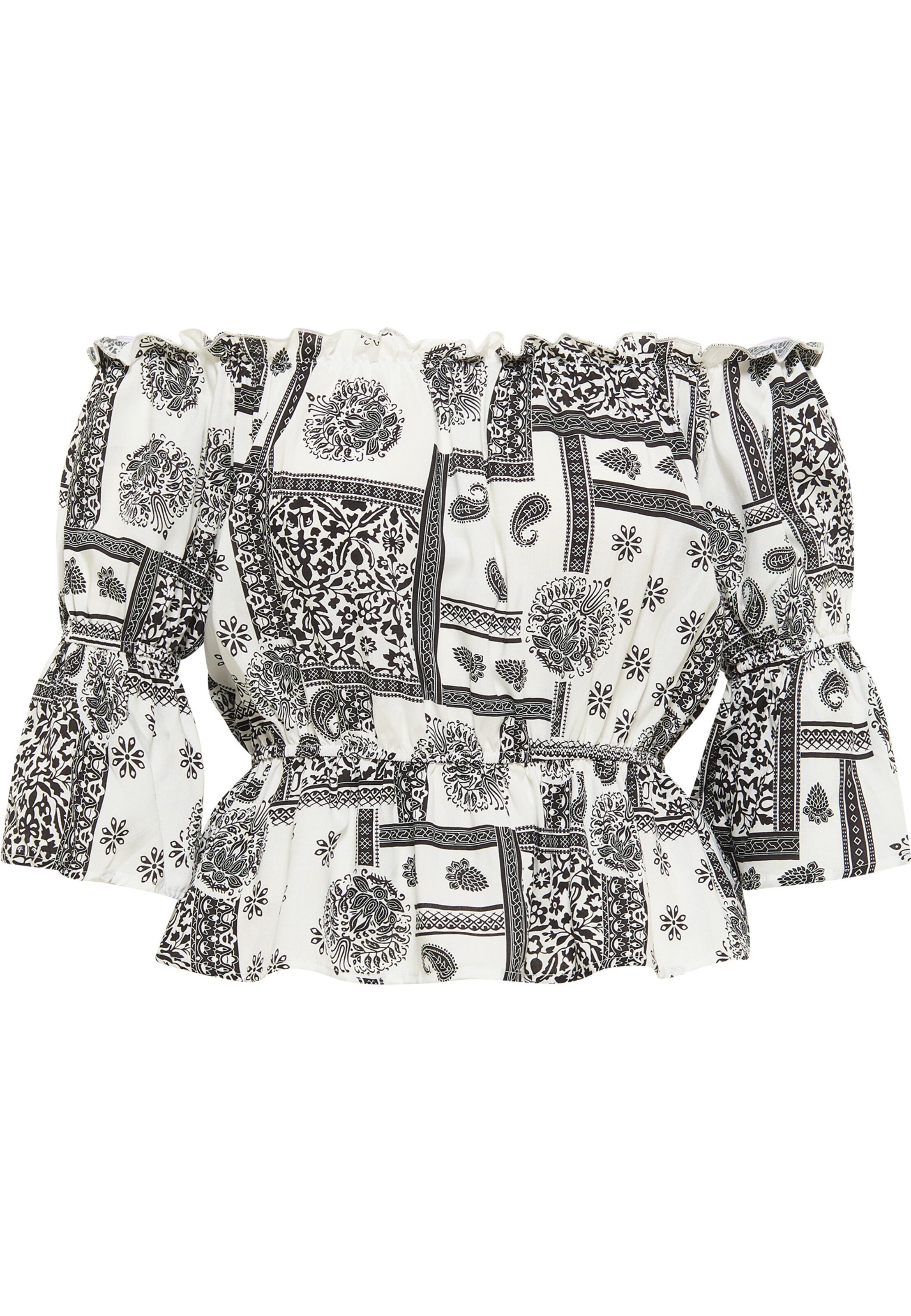 balts IZIA Blūze: no priekšpuses