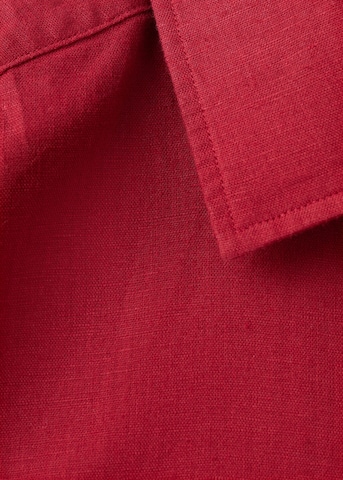 MANGO MAN Regular fit Button Up Shirt 'Ants-H' in Red