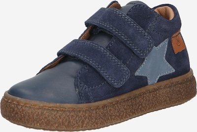 NATURINO Sneakers 'ALBUS' in Navy / Dusty blue / Brown, Item view