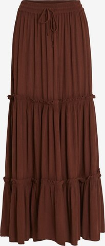 VILA Skirt in Brown: front