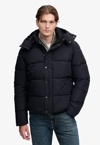 Superdry & CoZimska jakna - crna boja: prednji dio