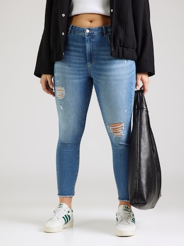 ONLY Carmakoma Skinny Jeans 'CARWILLY' in Blue: front