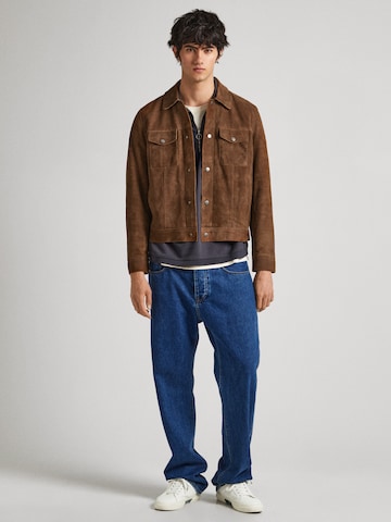 Pepe Jeans Between-Season Jacket ' VRYSON ' in Brown