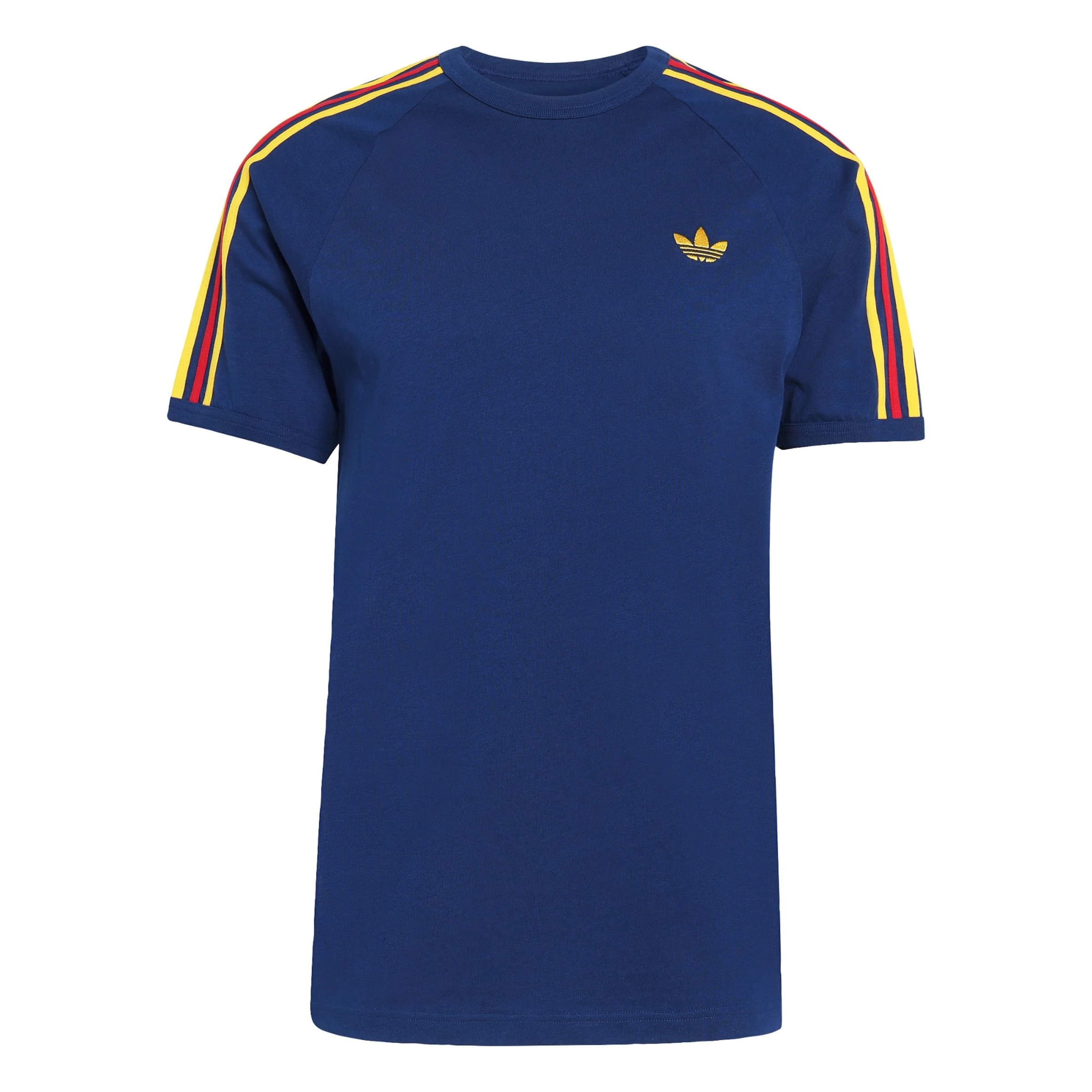 ADIDAS ORIGINALS Shirt '3-STRIPES' in Blauw: voorkant