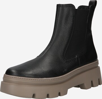 Paul Green Chelsea Boots in Schwarz: predná strana