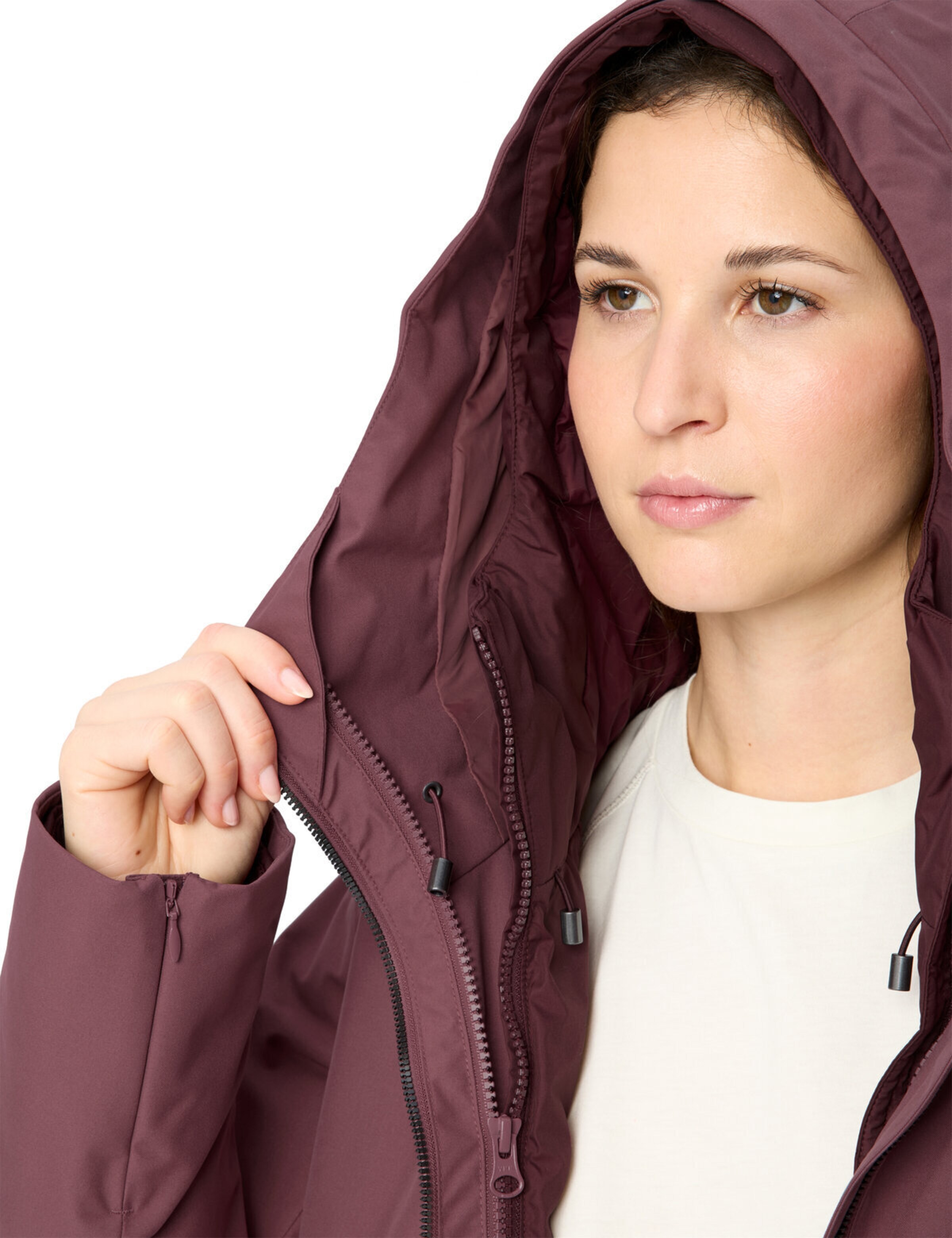 VAUDE Outdoormantel 'Annecy III' in Rood