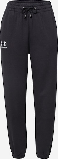 UNDER ARMOUR Спортен панталон 'Essential' в черно / бяло, Преглед на продукта