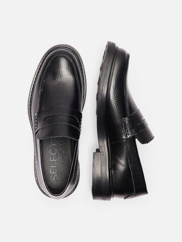 SELECTED HOMME Slipper 'Penny' in Schwarz