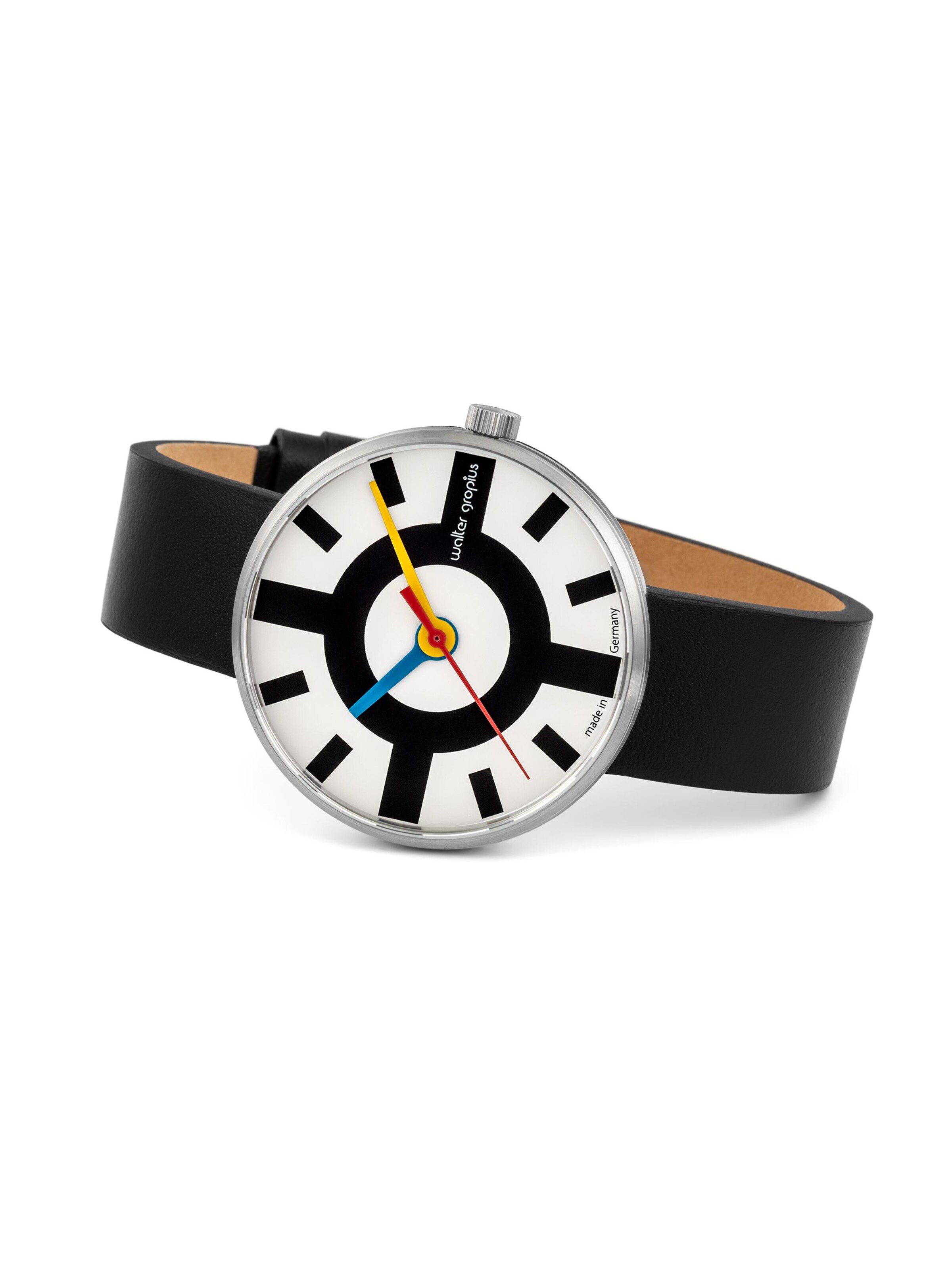 WALTER GROPIUS Analog Watch 'CROSSWAY' in Black