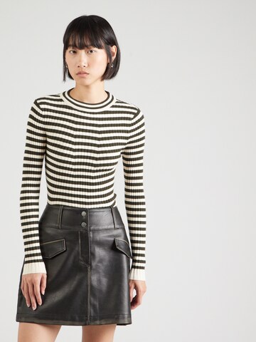 Pull-over 'PCCRISTA' PIECES en vert : devant