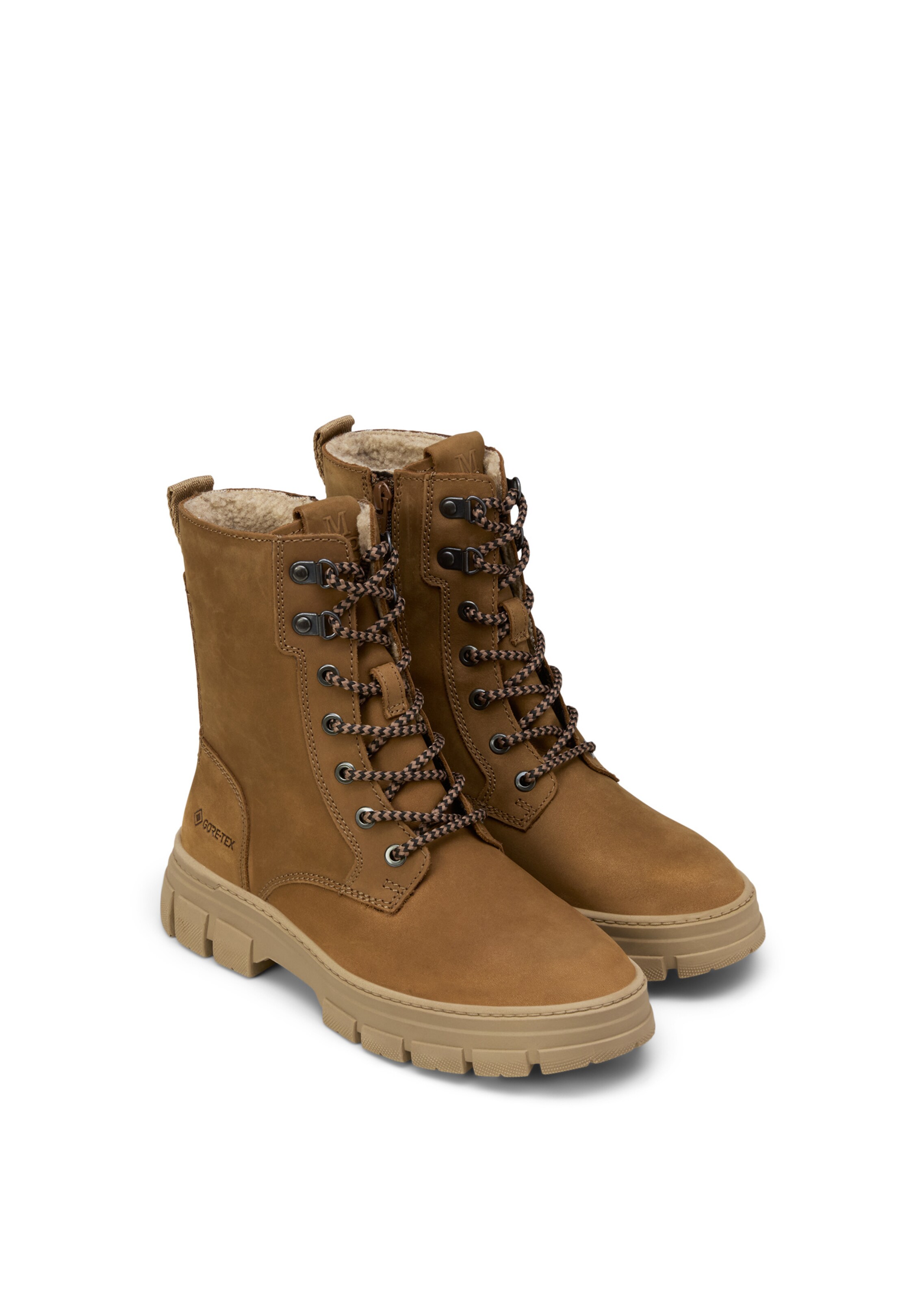 Marc O'Polo Schnürstiefelette 'Josy' in Braun