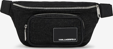 Karl Lagerfeld - Bolsa de cintura em preto: frente