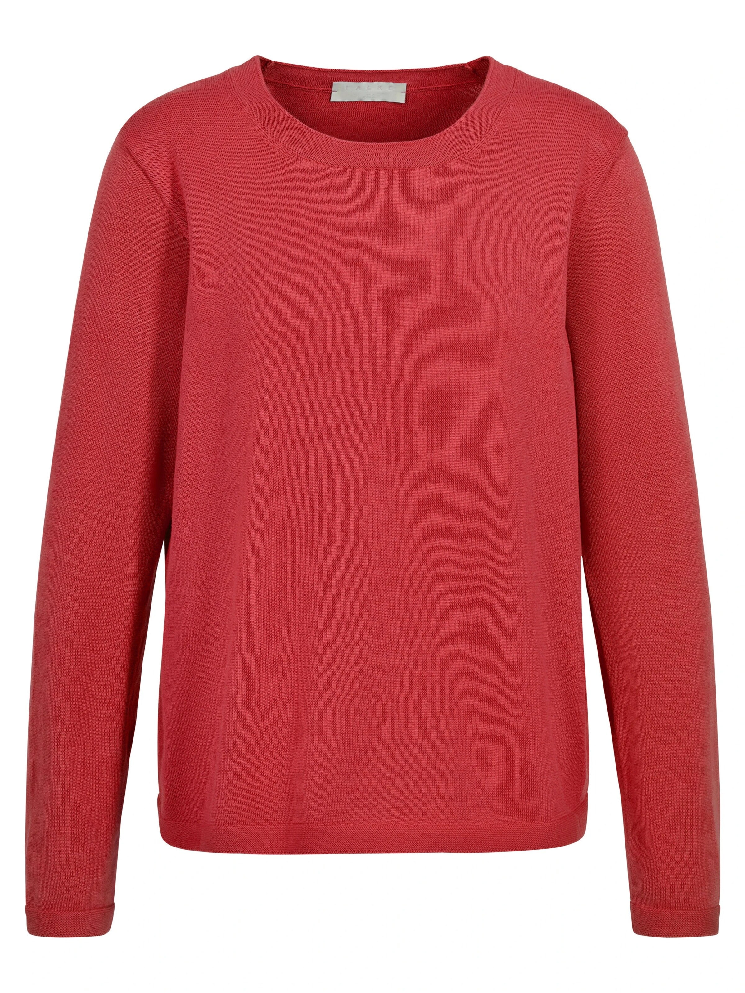 FALKE Pullover 'Cotton Knit'‌‌‌‌‌‌‌‌‌ in Rot