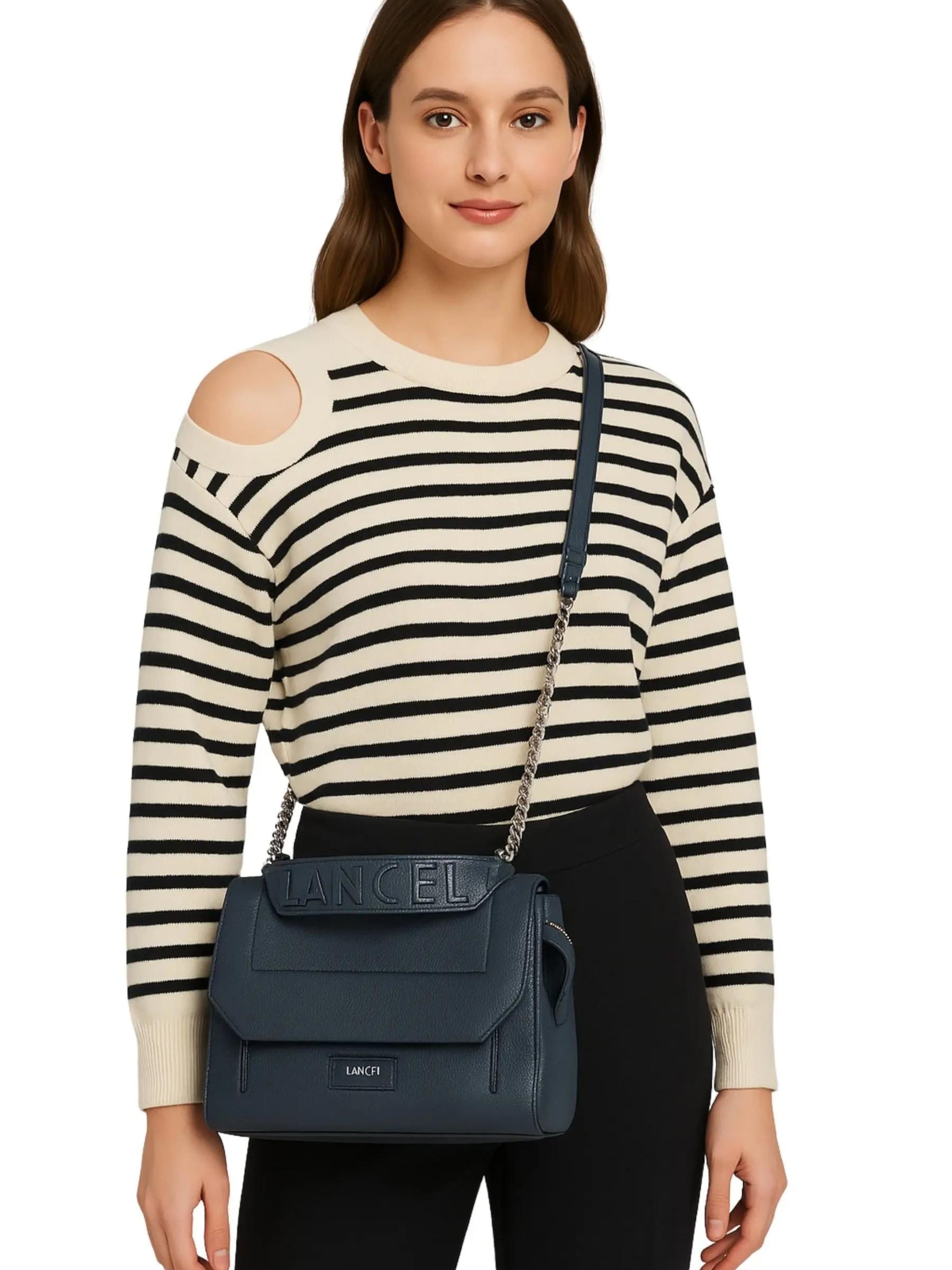 Sac bandoulière 'Sac Rabat S Lancel Ninon Bleu' Lancel en bleu