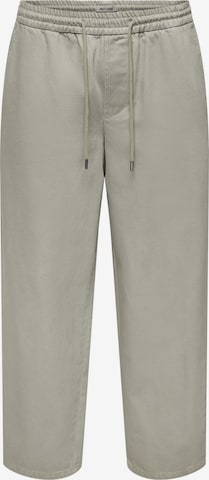 Loosefit Pantalon 'ONSTimes' Only & Sons en vert : devant
