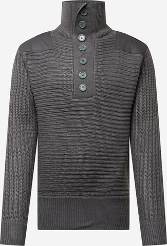 Pull-over 'Alpin' Brandit en gris : devant