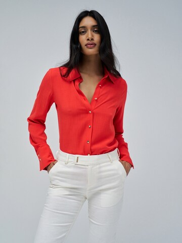 Salsa Jeans Blouse 'Birmingham' in Rood: voorkant