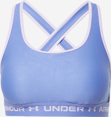 UNDER ARMOUR Sport bh in Blauw: voorkant