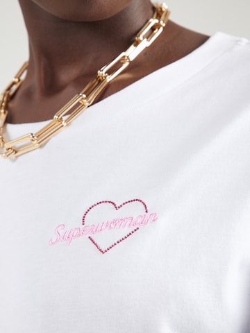 T-shirt Rich & Royal en blanc