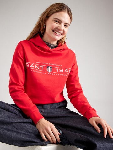 GANT Sweatshirt in Rood: voorkant