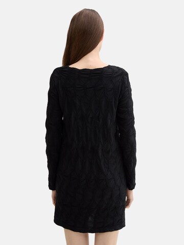 TOM TAILOR DENIM Kleid in Schwarz