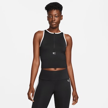 NIKE Sports Top in Black: front