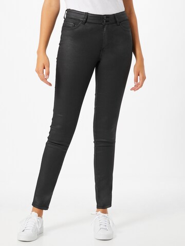 ESPRIT Skinny Trousers in Black: front