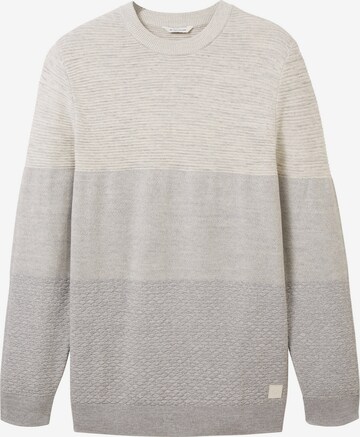 Pull-over TOM TAILOR en gris : devant