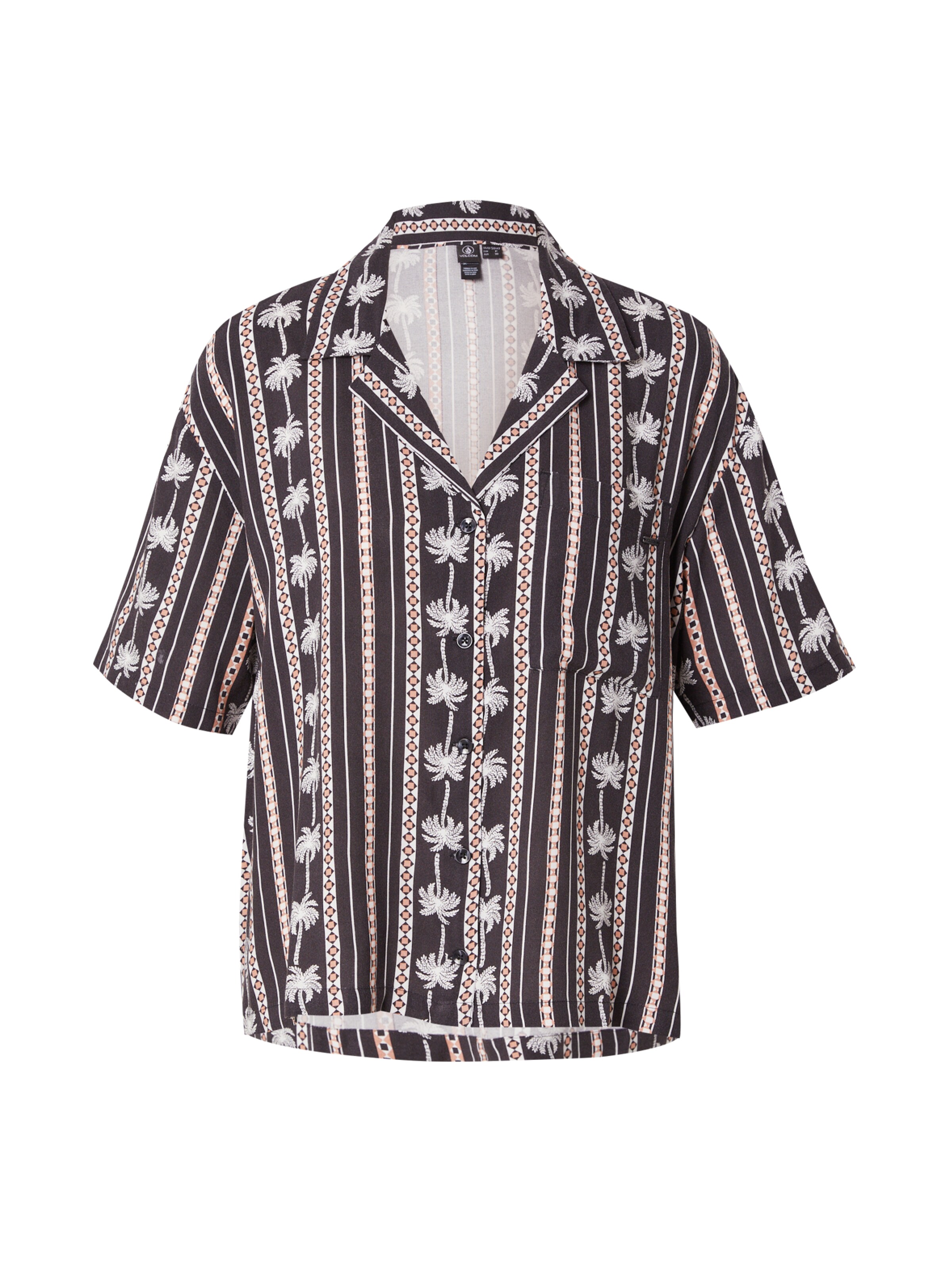 Volcom Blúzka 'SUN STUNNER' - Čierna: predná strana